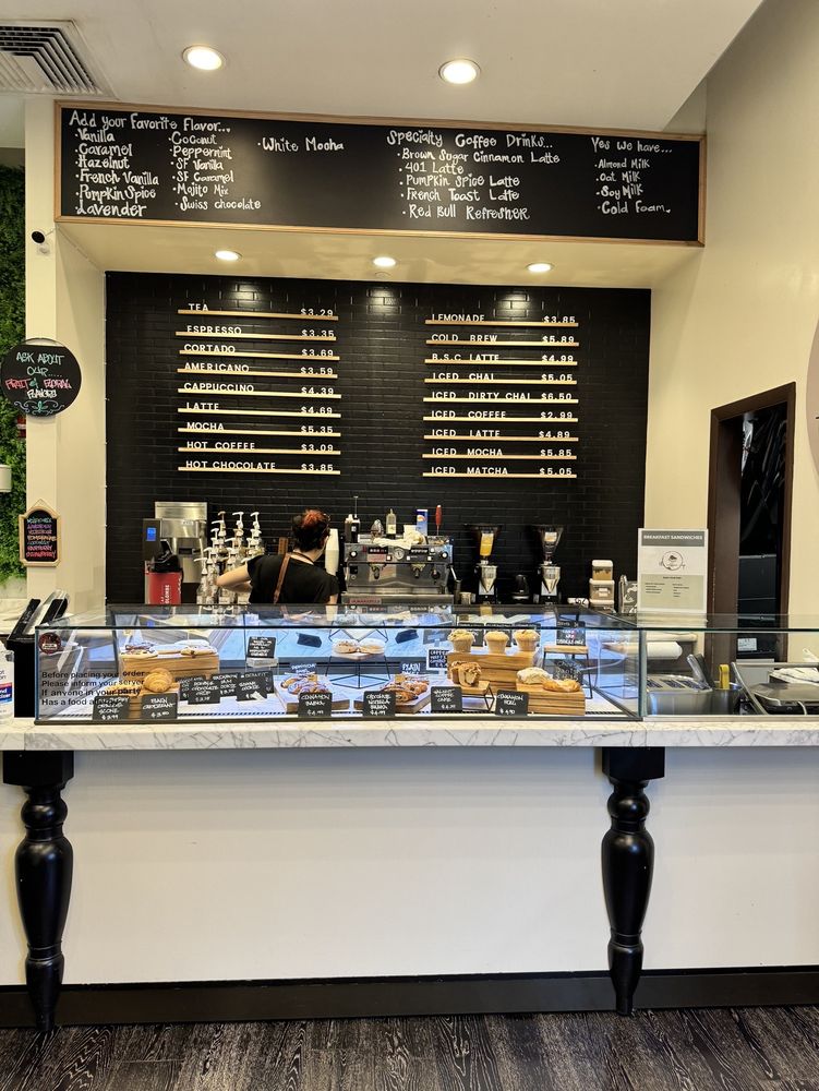 The Coffee Cup menu board